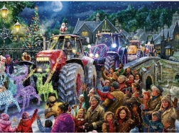 Puzzel Boerenkerst XL 500 stukjes GIBSONS