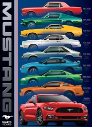EUROGRAPHICS puzzel 50 jaar Ford Mustang – 1000 stukjes