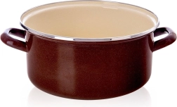 Geëmailleerde pan Brown 26 cm, 5 l Orion
