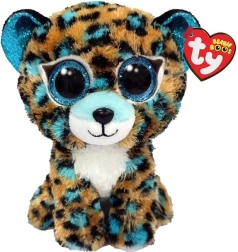 TY Leopard Blue Cobalt knuffel 15 cm
