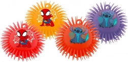 Pluizige rubberen bal SPIDEY en STITCH 17 cm