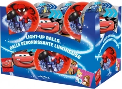 Lichtgevende bal 10 cm – DISNEY PIXAR CARS 3 en MARVEL SPIDER‑MAN