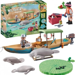 Playmobil Wiltopia bootexpeditie – redding van de lamantijn (71 stukjes)