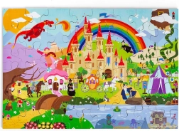 Bigjigs Toys puzzel Fantasiewereld – vloerpuzzel van hout