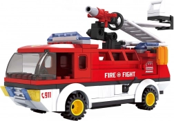 Compatibele bouwset BLOXO brandweer – auto, 170 stukjes