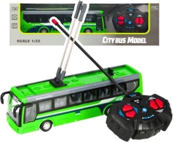 Rc stadsbus 1:32 met verlichting en rubberen wielen