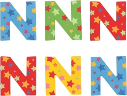 Bigjigs Toys stervormige houten letter N