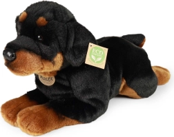 Pluche rottweiler liggend 39 cm eco‑friendly