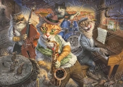 Puzzel Magnolia Fans in Gevaar 1000 stukjes