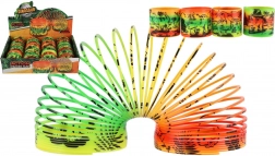 Kunststof spiraal met dinosaurusmotief 7,5 cm