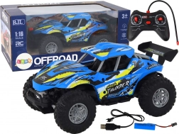 RC terreinwagen 1:16 blauw