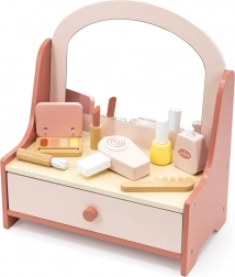 Houten kinderkaptafel met accessoires