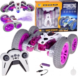 RC stuntauto met stoom- en LED-effecten