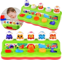 Interactief pop-up speelgoed met dieren voor kinderen vanaf 12 maanden