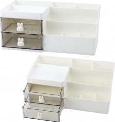 Functionele bureau-organizer met vakken en lades