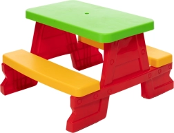 Kinder tuinset met bankjes Dorex rood