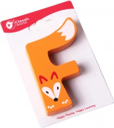 Houten letter F Classic World