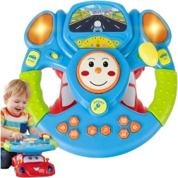 Interactief kinder stuur met LED, geluiden en projector 3+