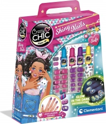 Crazy Chic nagels die in het donker gloeien van CLEMENTONI