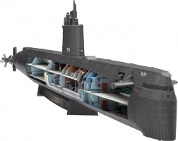 Metalen 3D-puzzel METAL EARTH Premium – onderzeeër USS NAUTILUS