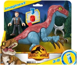 Imaginext JURASSIC WORLD – Therizinosaurus en Owen figuren
