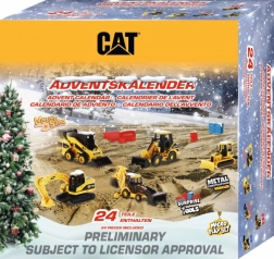 Adventskalender CAT bouwmachines