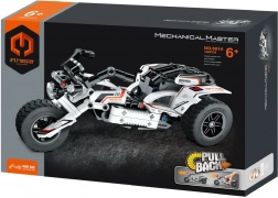 Bouwset trike-motor met terugtrekaandrijving, 198 stukjes