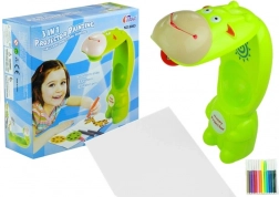 Kinderprojector giraffe om te tekenen met schrift en waterstiften