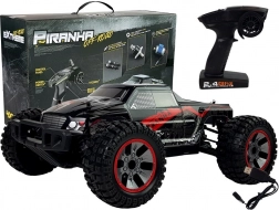 RC terreinwagen 1:10, 4x4, 40 km/u – rood