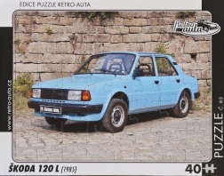 Retro auto puzzel Škoda 120 L 40 stukjes