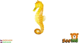 Zooted-figuur van een zeepaardje 8 cm