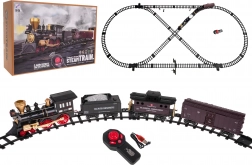 Op afstand bestuurbare retro treinbaan