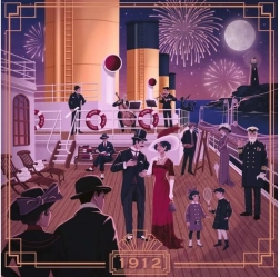 Ravensburger vierkante puzzel Art & Soul: Titanic 750 stukjes