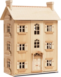 Houten poppenhuis van natuurlijk hout Le Toy Van