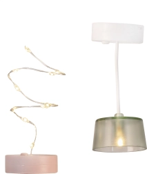 Verlichting voor Lundby-poppenhuis – 2 lampen - 2 stuks