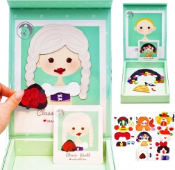 Magnetische prinsessenpuzzel CLASSIC WORLD, 44 stukken