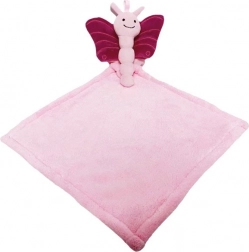 Kinderhanddoek Vlinder 35 × 35 cm lila