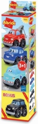 Abrick set autootjes 3+1
