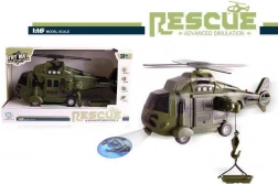 militaire reddingshelikopter met licht en geluid 1:16