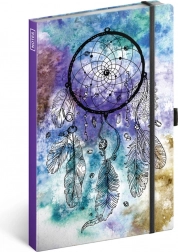 Gelijnd notitieboek met dromenvanger-motief A5