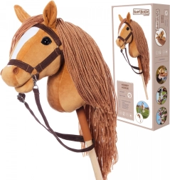 Hobby Horse op stok Hoppihorse Kastanjebruin