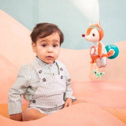 Lilliputiens reis pluchen speelgoed met activiteiten vos Alice