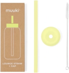 Muuki Mini Lounge Rietje en Deksel Sunny Lemonade