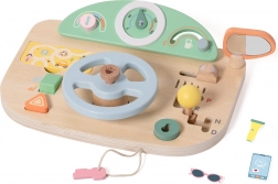 Houten multifunctioneel stuurvormig bedieningspaneel Classic World