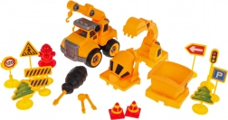 Bouwvoertuigen met accessoires