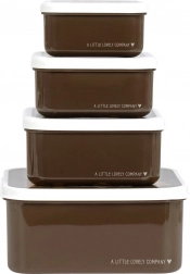 Set van vier snackdoosjes A Little Lovely Company – Beren