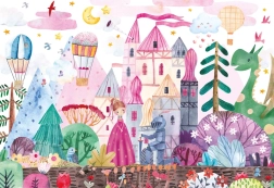 Puzzel met stickers Kasteel 250 stukken