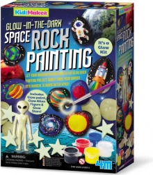 4M-set Schilderen op stenen Ruimte oplichtend in het donker