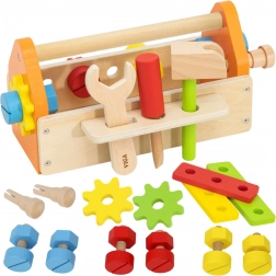 Houten gereedschapsset in kist VIGA PolarB