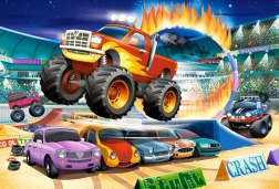 Puzzel 40 Maxi Springende Monster Truck